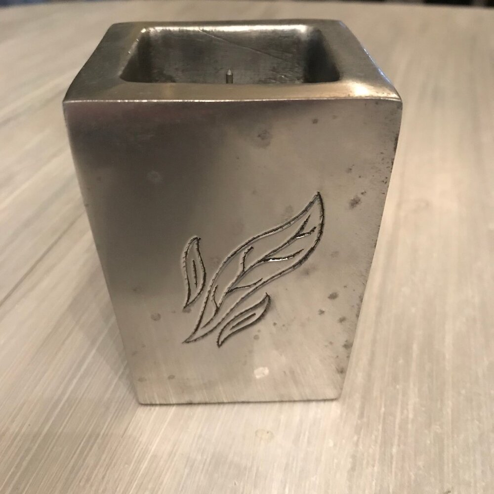 Kavita Silver Plated Teacup Candle Holder $5.00 AS AN ADD ON